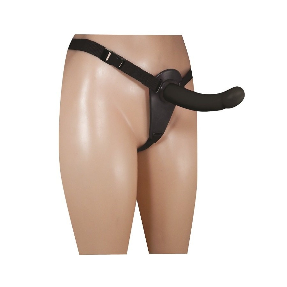 Mac308/ Arnés con dildo. TOPGUN Negro