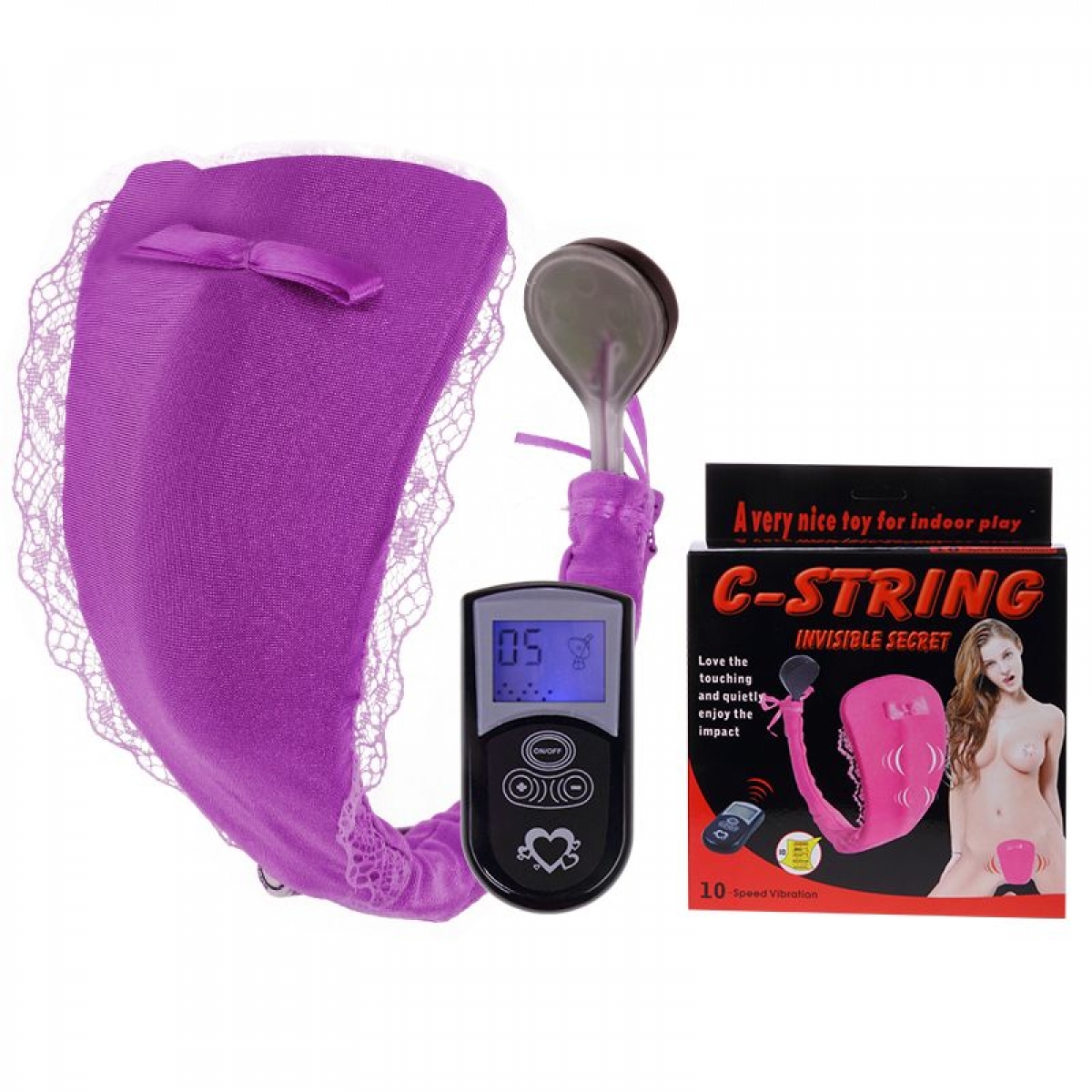 Vib602/ Tanga Vibradora C-String